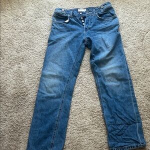 We The Free Indigo Button-Fly Jeans